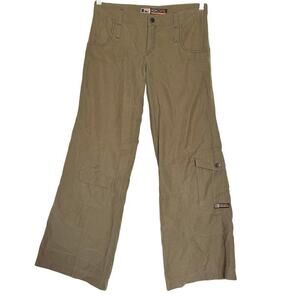 Rare KIKGIRL Vintage Straight-Leg Cargo Pants Brown Size 3